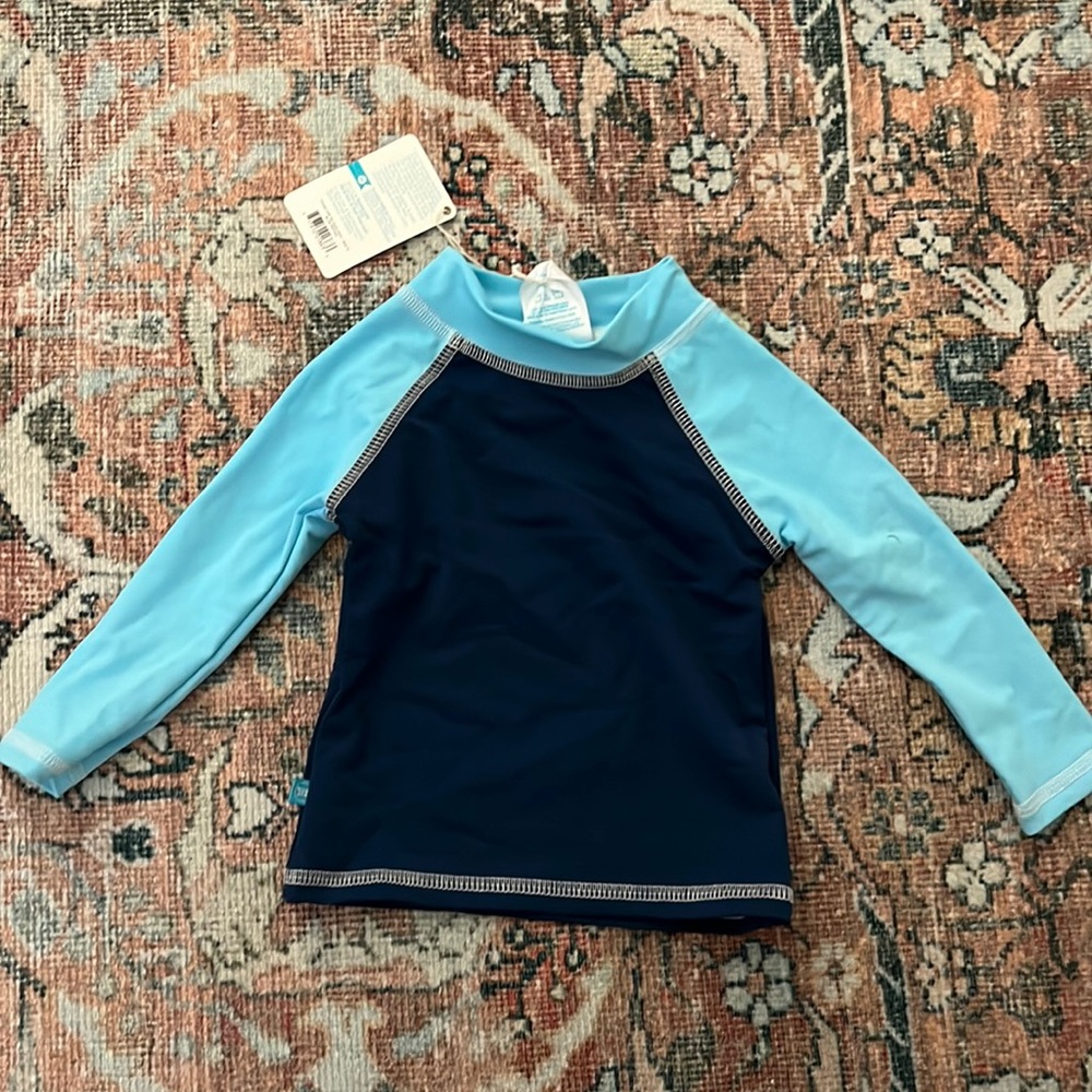 Brand new honest co swimsuit top rash guard 6-12 months
